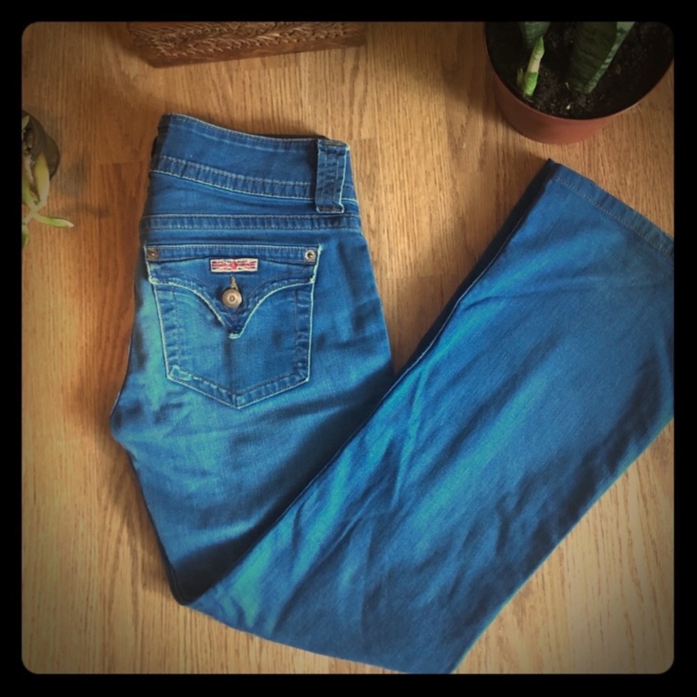 Hudson Signature Flap Pocket Stretch Jeans Size 26